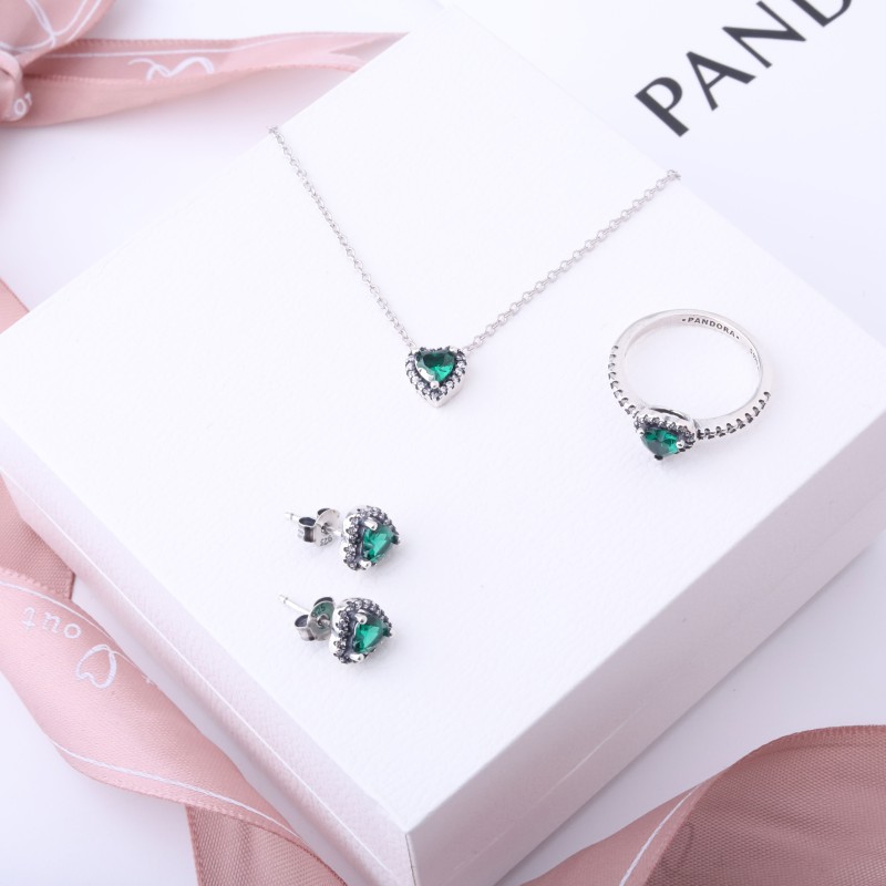Pandora Heart Jewelry Set - 3PCS | Elegant & Romantic Design