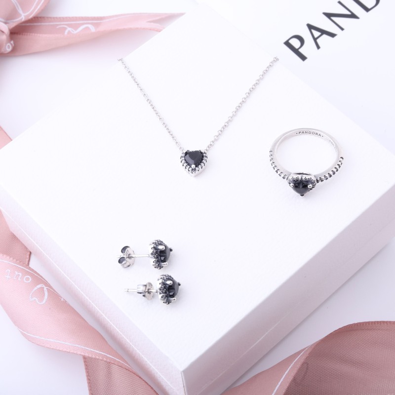 Pandora Heart Jewelry Set - 3PCS | Elegant & Romantic Design