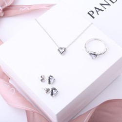 Pandora Heart Jewelry Set - 3PCS | Elegant & Romantic Design