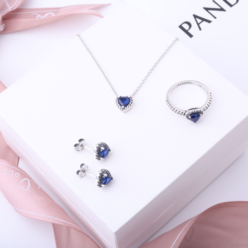 Pandora Heart Jewelry Set - 3PCS | Elegant & Romantic Design