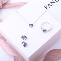 Pandora Heart Jewelry Set - 3PCS | Elegant & Romantic Design