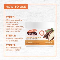 PALMER'S COCOA BUTTER & BIOTIN LENGTH RETENTION DEEP CONDITIONER 340GM