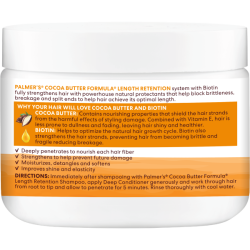 PALMER'S COCOA BUTTER & BIOTIN LENGTH RETENTION DEEP CONDITIONER 340GM