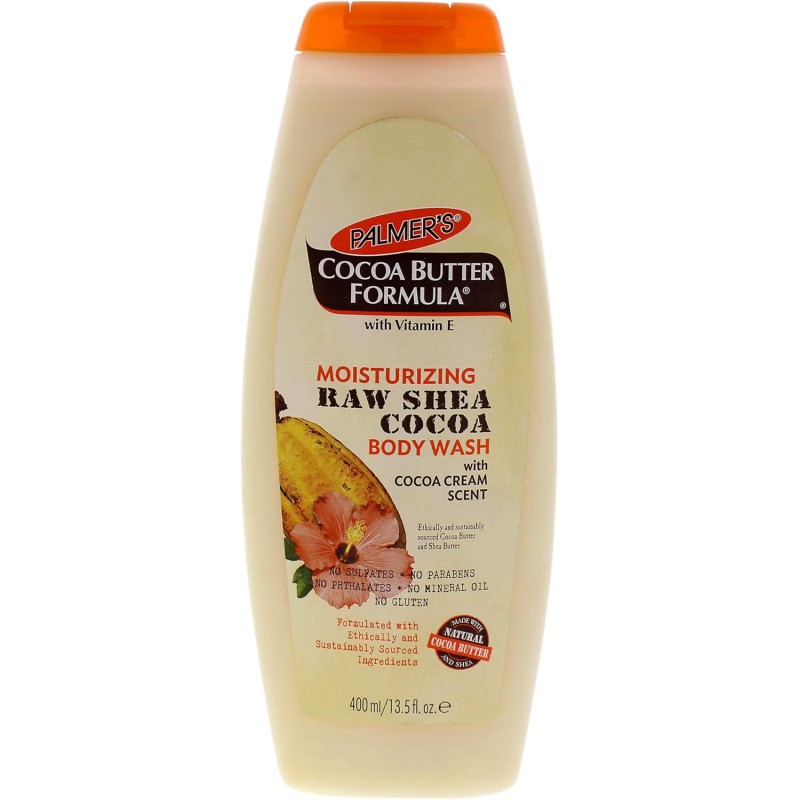 PALMER'S RAW SHEA & COCOA BODY WASH 400ML