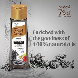 EMAMI BLACK SEED HAIR OIL – ANTI-PREMATURE GREYING 200ML