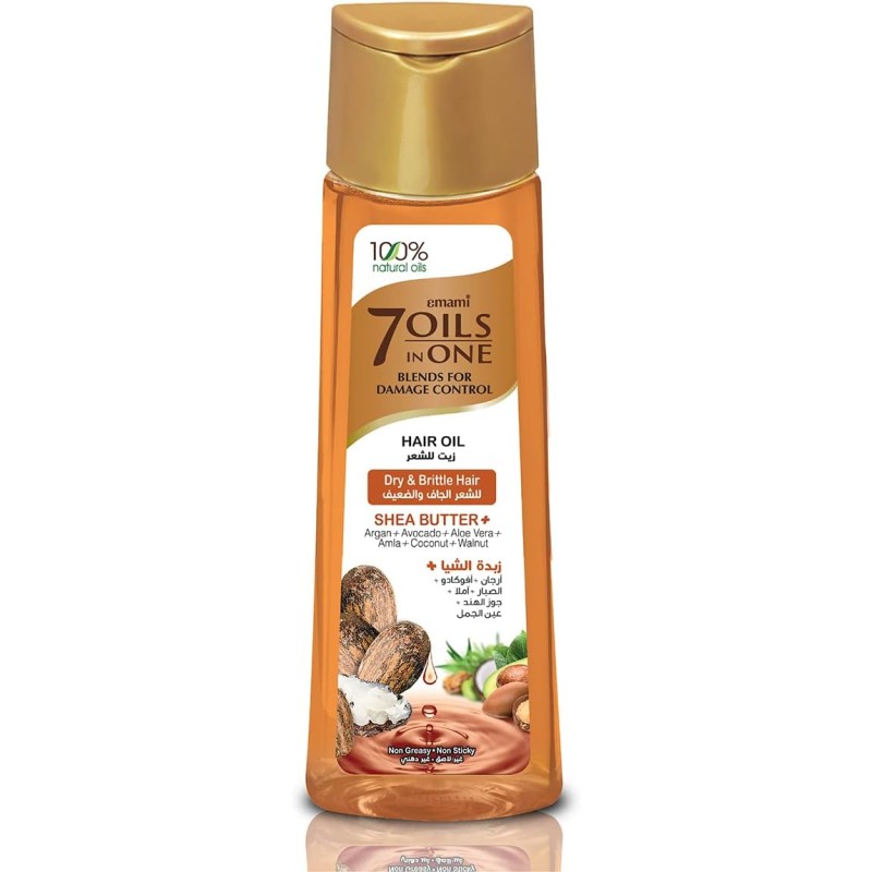 EMAMI SHEA BUTTER HAIR OIL – FOR DRY & WEAK HAIR 200ML