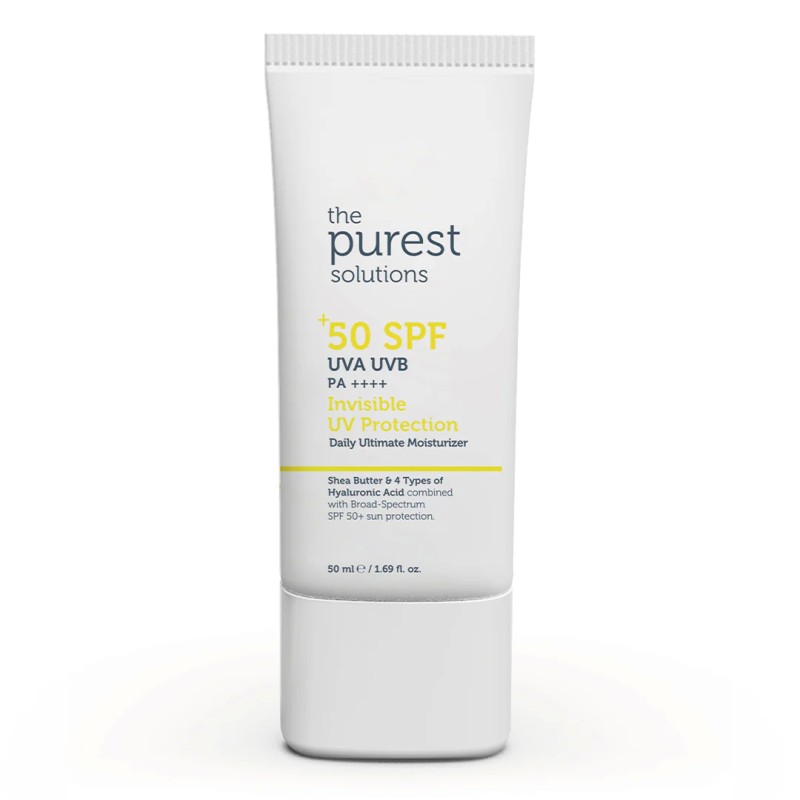 THE PUREST SOLUTIONS INVISIBLE SUNSCREEN – SPF 50, Hydrating Protection | 50ML