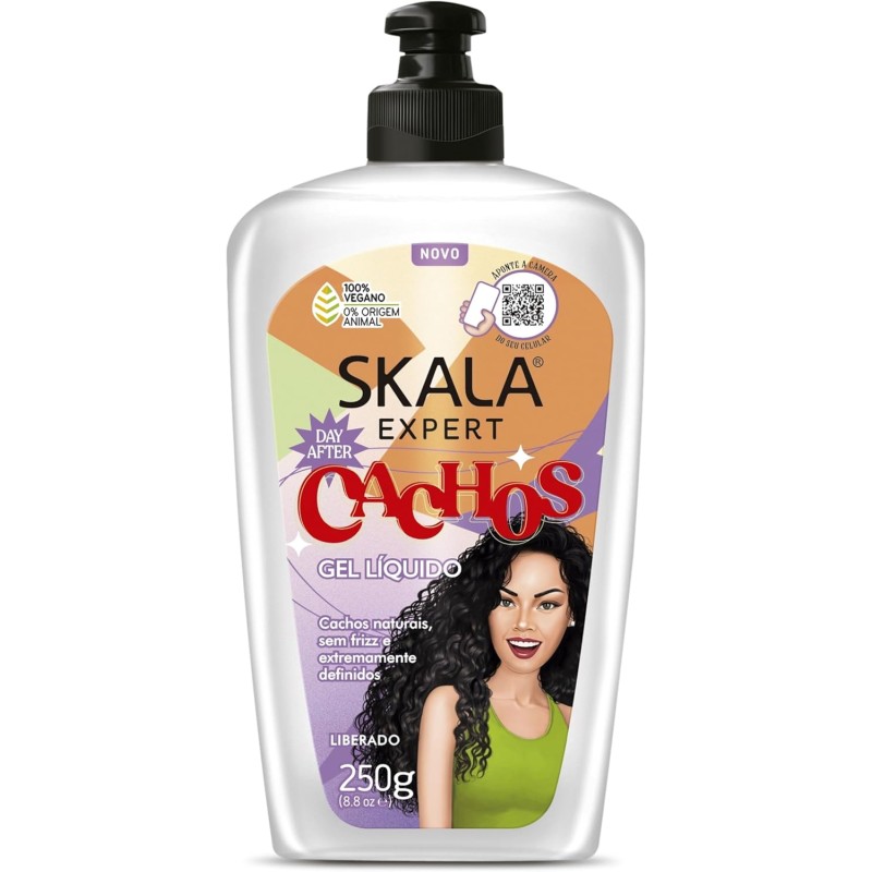 SKALA Cachos Day After Liquid Gel 250G | Curl Refresh & Frizz Control