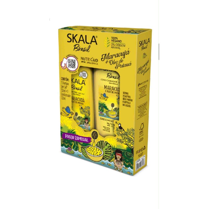 SKALA Maracujá & Patauá Set 325ML | Amazonian Hair Growth & Hydration Duo