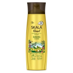SKALA Banana & Bacuri Shampoo 325ML | Vegan Repair Shampoo for Damaged Hair