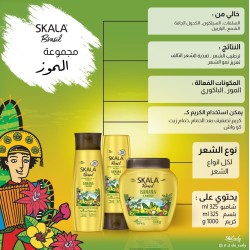 SKALA Banana & Bacuri Set 325ML | Vegan Tropical Hair Repair Duo