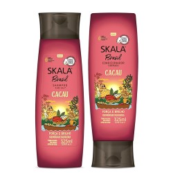 SKALA Cacau Hair Care Set | Vegan Hydrating Shampoo & Conditioner for Dry Hair