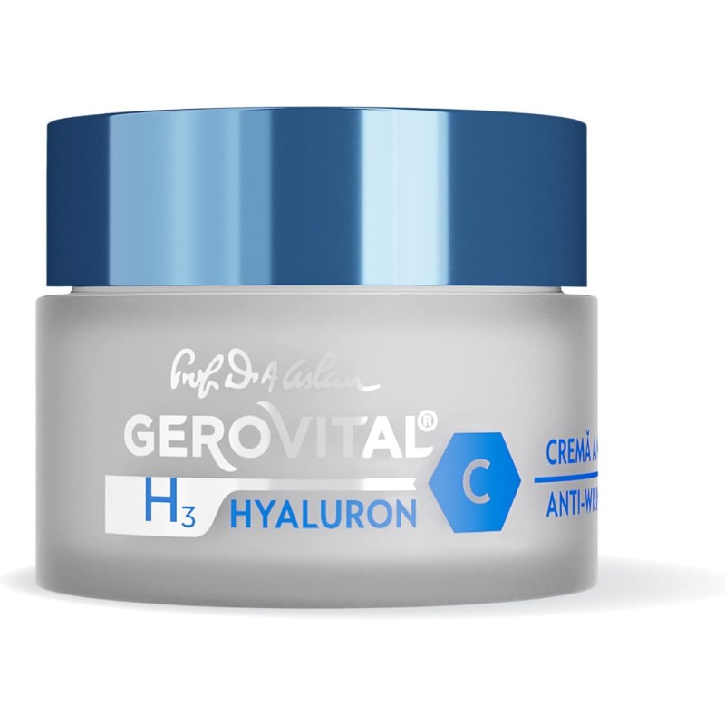 Gerovital Night Cream with Vitamin C & Hyaluronic Acid – 50ML