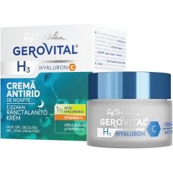Gerovital Night Cream with Vitamin C & Hyaluronic Acid – 50ML
