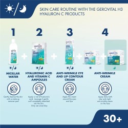 Gerovital Night Cream with Vitamin C & Hyaluronic Acid – 50ML