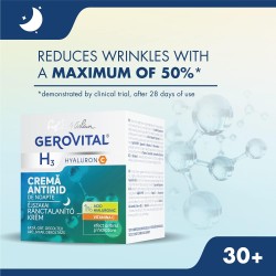 Gerovital Night Cream with Vitamin C & Hyaluronic Acid – 50ML