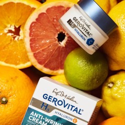 Gerovital Night Cream with Vitamin C & Hyaluronic Acid – 50ML