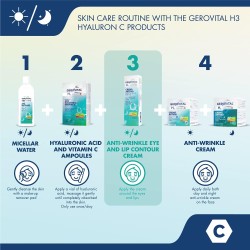 Gerovital Anti Wrinkle Eyes and Lips Contour Cream – 15ML