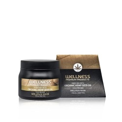 WELLNESS WELLPLEX MASK WITH ORGANIC HEMP SEED OIL - 500ML | Deep Repair & Shine