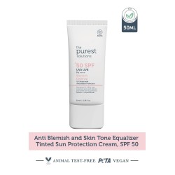 THE PUREST SOLUTIONS TINTED SUNSCREEN – SPF 50, Tone Equalizer | 50ML