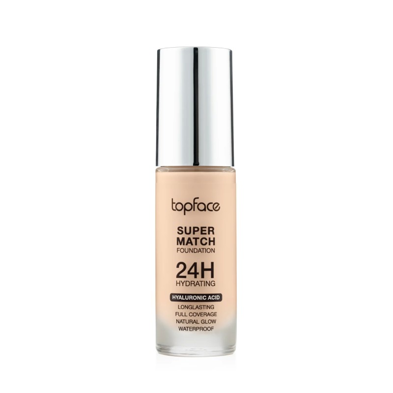 TOPFACE SUPER MATCH 24H FOUNDATION – Full Coverage & Hydration | 30ML
