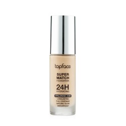 TOPFACE SUPER MATCH 24H FOUNDATION – Full Coverage & Hydration | 30ML