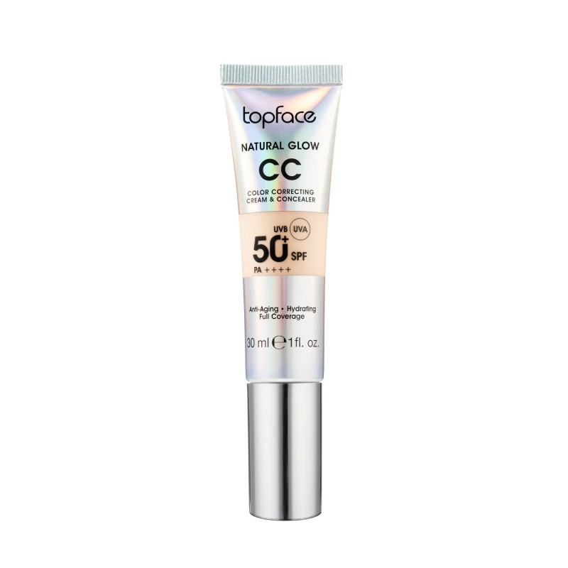 TOPFACE NATURAL GLOW CC CREAM – Radiant Coverage & SPF 50 | 30ML