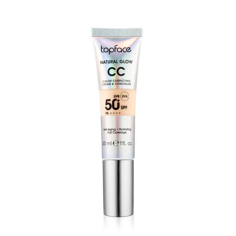 TOPFACE NATURAL GLOW CC CREAM – Radiant Coverage & SPF 50 | 30ML