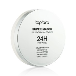 توب فيس فاونديشن باودر SUPER MATCH – ترطيب 24 ساعة وتغطية مثالية | 10 جم