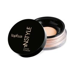 توب فيس بودرة لوس INSTYLE – 4 درجات لتثبيت مطفي ومظهر مخملي | 10 جم
