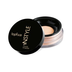 توب فيس بودرة لوس INSTYLE – 4 درجات لتثبيت مطفي ومظهر مخملي | 10 جم