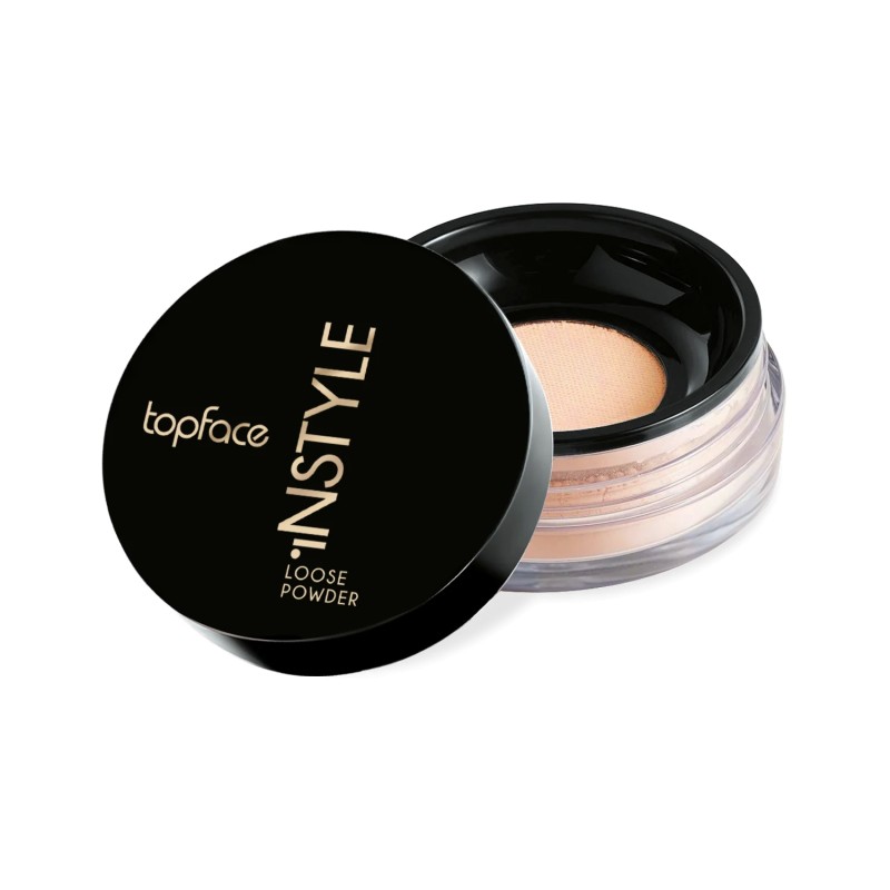 TOPFACE INSTYLE LOOSE POWDER – 4 Shades for Matte Finish & Flawless Setting | 10G