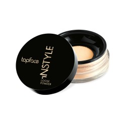 توب فيس بودرة لوس INSTYLE – 4 درجات لتثبيت مطفي ومظهر مخملي | 10 جم