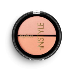 توب فيس بلاشر مزدوج INSTYLE – درجتان متناغمتان ولمسة طبيعية | 10 جم