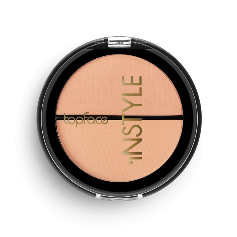 توب فيس بلاشر مزدوج INSTYLE – درجتان متناغمتان ولمسة طبيعية | 10 جم