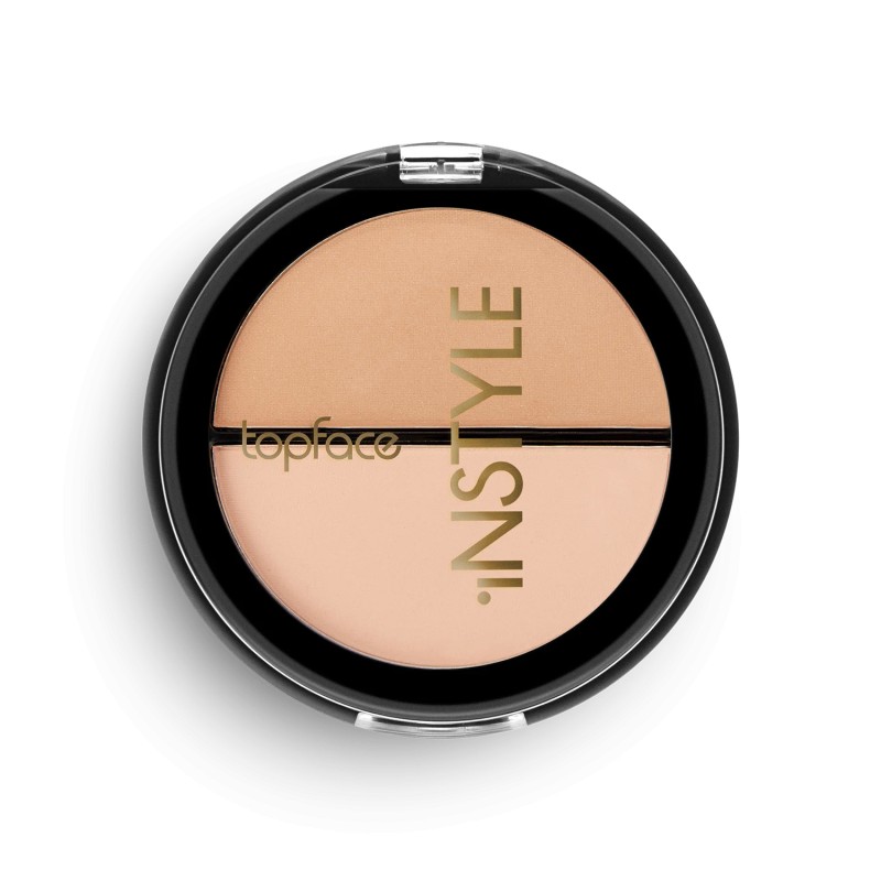 توب فيس بلاشر مزدوج INSTYLE – درجتان متناغمتان ولمسة طبيعية | 10 جم