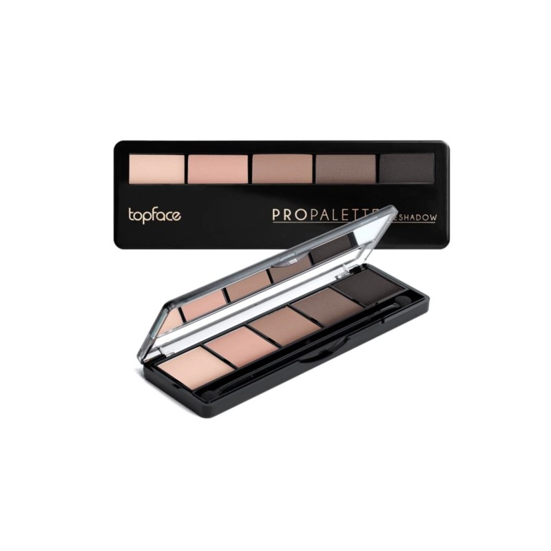 TOPFACE Pro Eyeshadow Palette – 5 Matte Shades | La Jolie Beauty