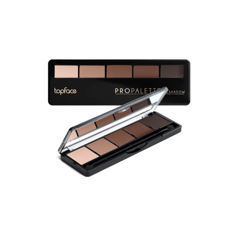 TOPFACE Pro Eyeshadow Palette – 5 Matte Shades | La Jolie Beauty