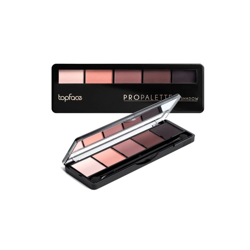 TOPFACE Pro Eyeshadow Palette – 5 Matte Shades | La Jolie Beauty