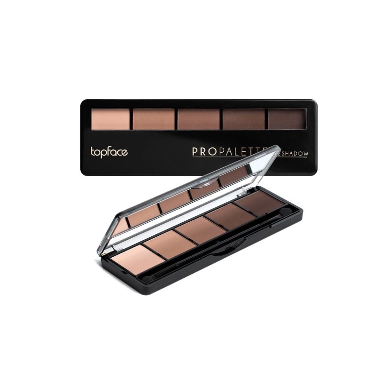TOPFACE Pro Eyeshadow Palette – 5 Matte Shades | La Jolie Beauty