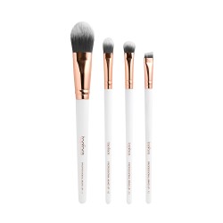 طقم فرش مكياج 4 في 1 من توب فيس – أدوات احترافية لإطلالة متكاملة | La Jolie Beauty