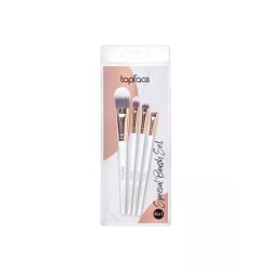 طقم فرش مكياج 4 في 1 من توب فيس – أدوات احترافية لإطلالة متكاملة | La Jolie Beauty
