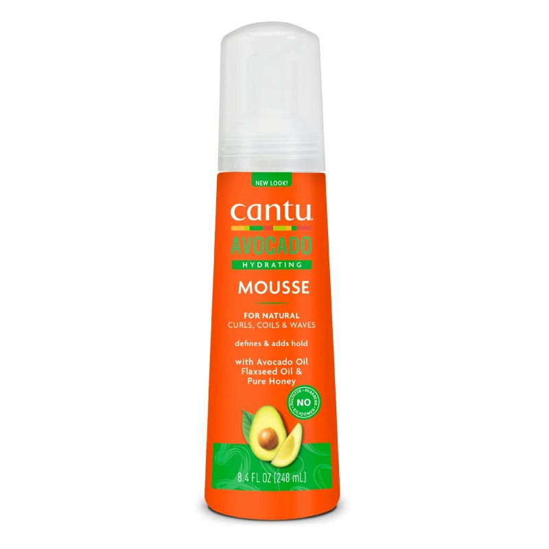 CANTU AVOCADO STYLING MOUSSE – Curl Definition & Hydration | La Jolie Beauty