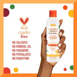 CANTU KIDS SHAMPOO – Gentle Tear-Free Cleanser for Curly Hair | La Jolie Beauty