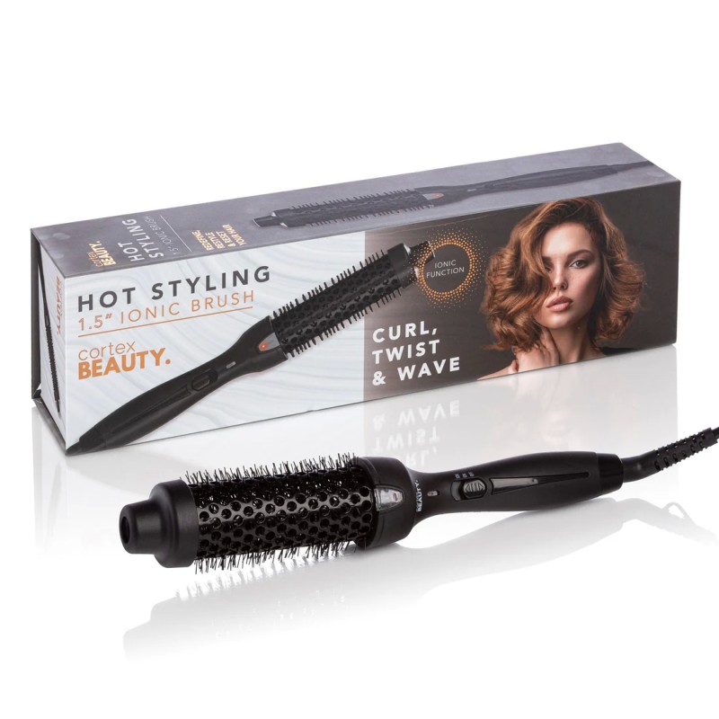 CORTEX BEAUTY – HOTSTYLER | 1.5" IONIC STYLING BRUSH | La Jolie Beauty