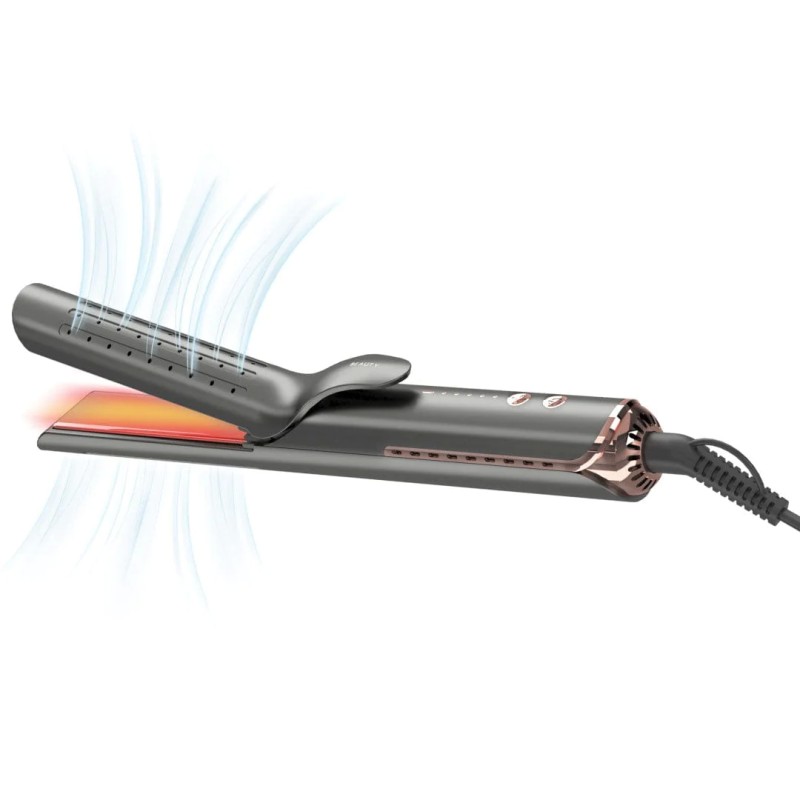 CORTEX BEAUTY – Air Glider – 2-in-1 Flat Iron & Curler | Cool Air Technology