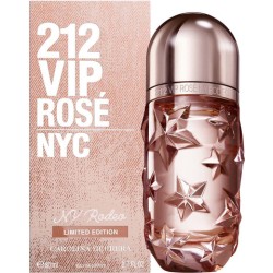 CAROLINA HERRERA - 212 VIP ROSÉ RODEO - LIMITED EDITION FLORAL FRUITY FRAGRANCE - 80ML