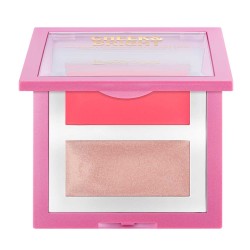 BELLA OGGI CHEEK AND BRIGHT – Cream Blush & Illuminant Palette – 5GM