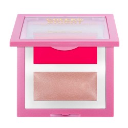BELLA OGGI CHEEK AND BRIGHT – Cream Blush & Illuminant Palette – 5GM