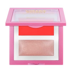 BELLA OGGI CHEEK AND BRIGHT – Cream Blush & Illuminant Palette – 5GM